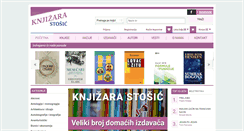 Desktop Screenshot of knjizarastosic.com
